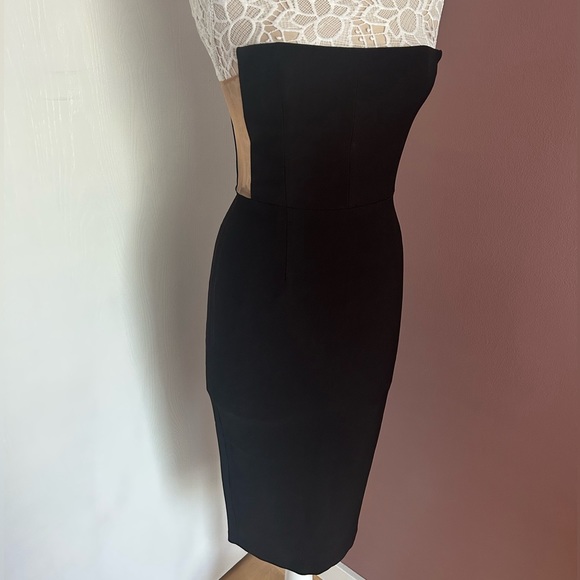 WHITE FOX Bellini Breeze Midi Dress Black - Mesh Sides - Sleeveless - Picture 3 of 10